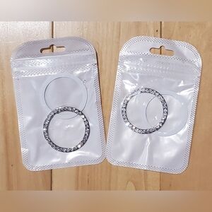 NEW 2 Car Ring Bling Lot (1.5" diameter)
